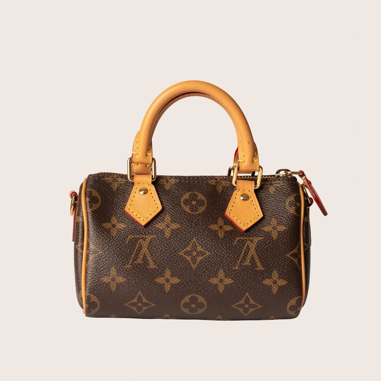 Louis Vuitton Nano Speedy Monogram with Vivienne Snowflake Illustration