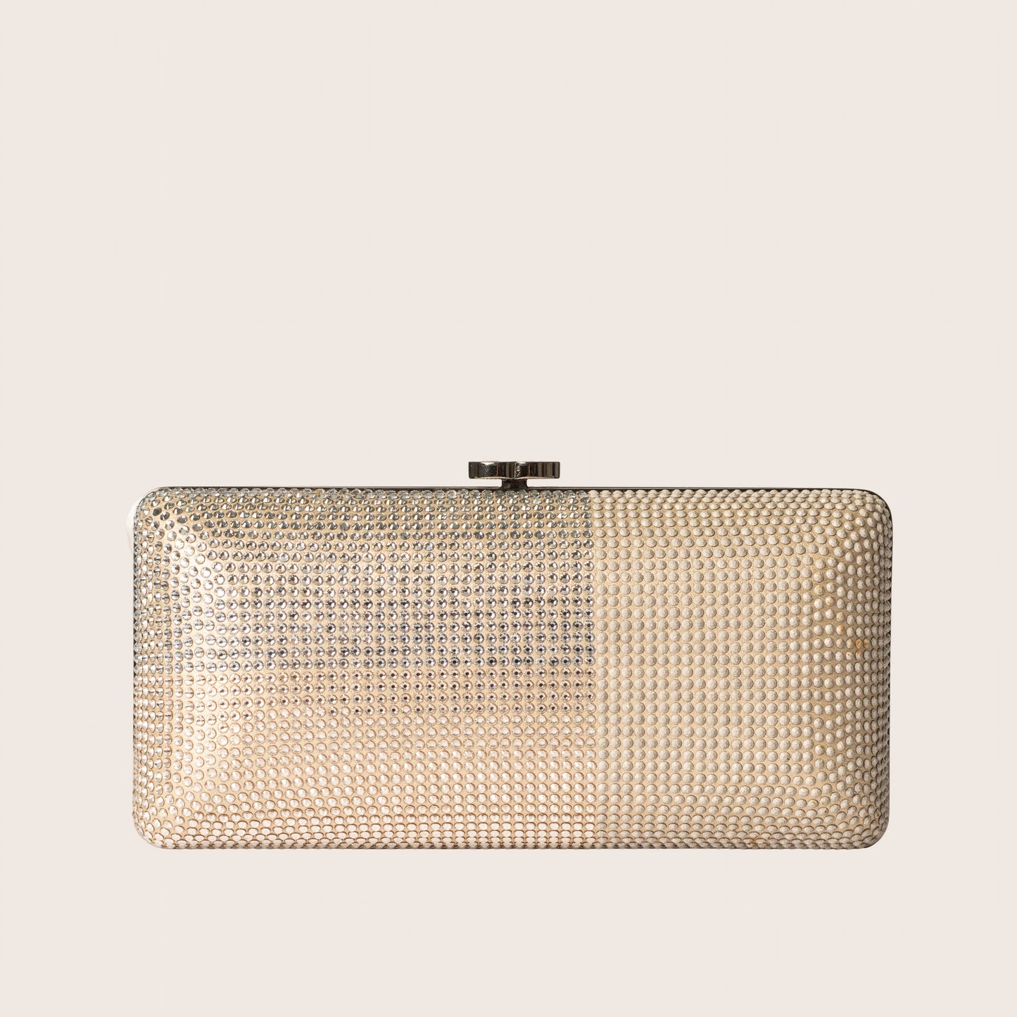 Chanel Metallized Lambskin Embellished with Strass Paris-Dallas Clutch