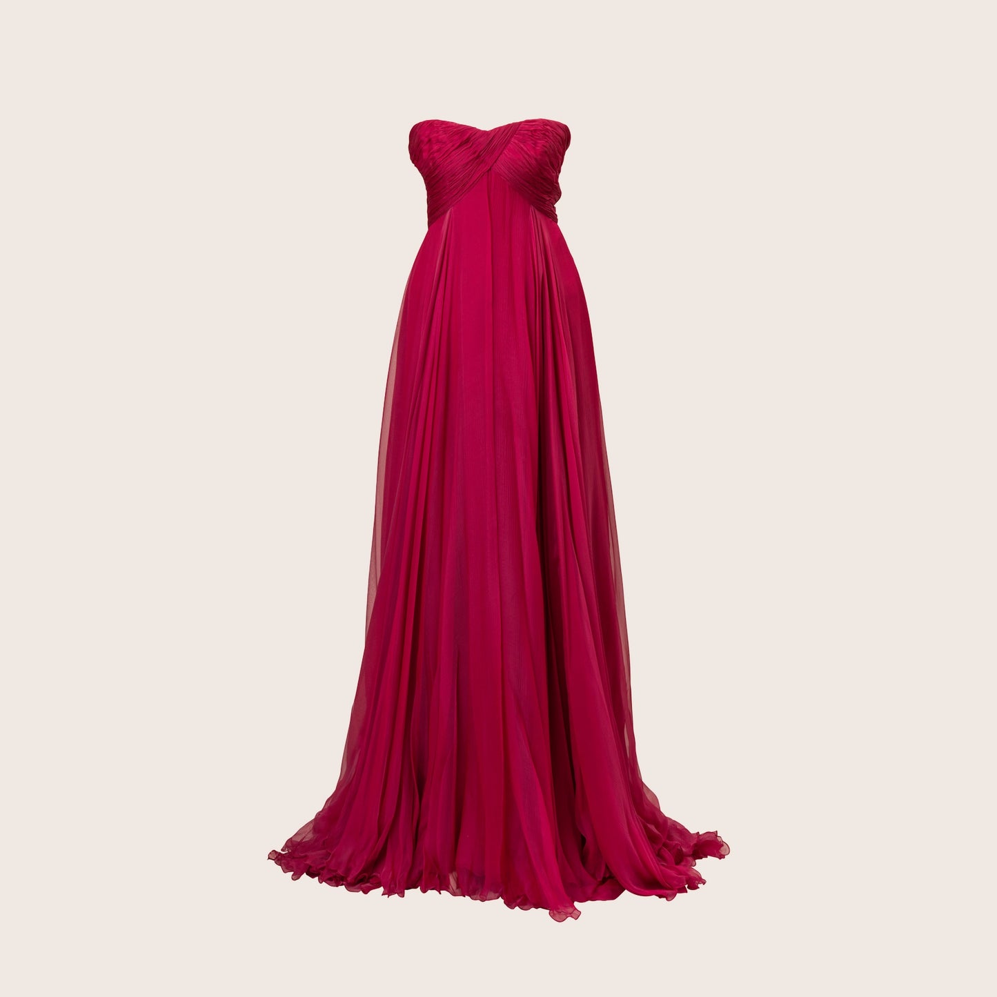 Roberto Cavalli Pink Draped Gown