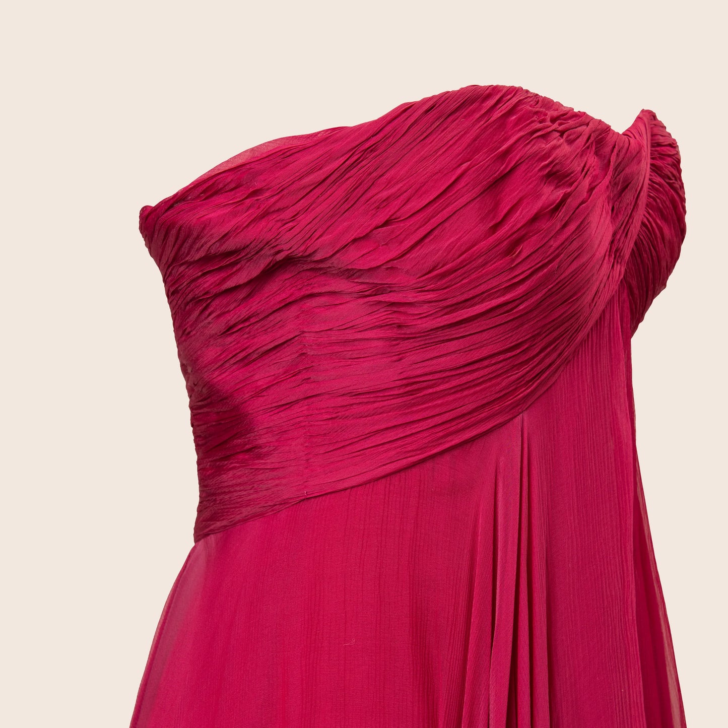 Roberto Cavalli Pink Draped Gown
