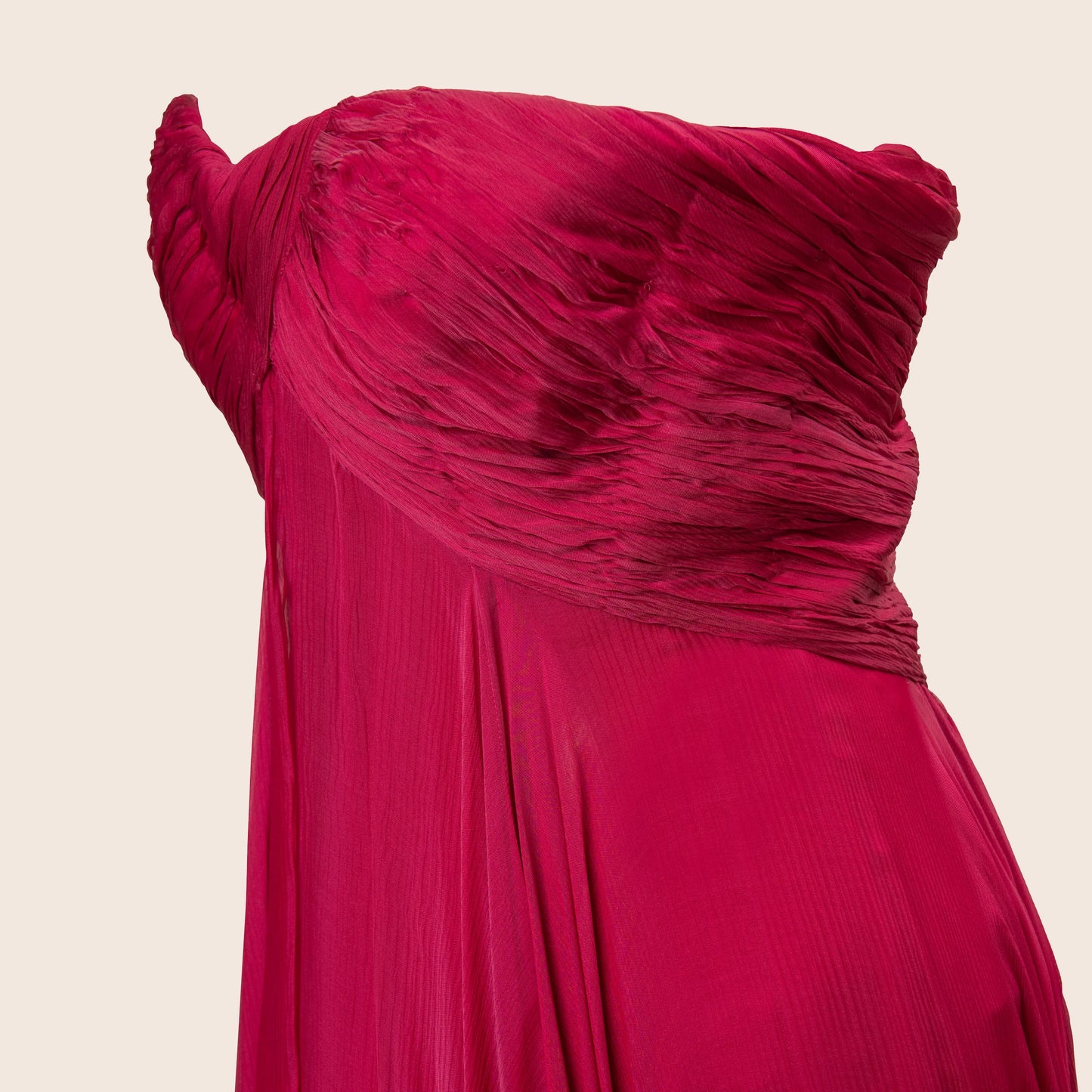 Roberto Cavalli Pink Draped Gown