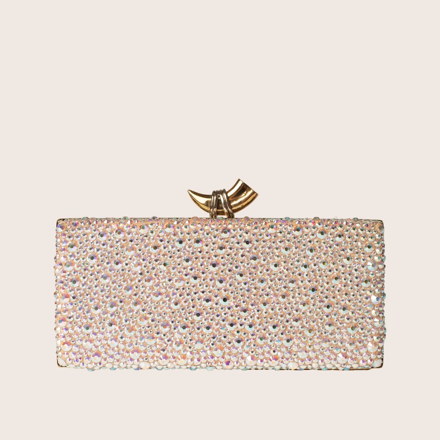 Roberto Cavalli Multicolour Clutch in Glitter Rhino Clasp