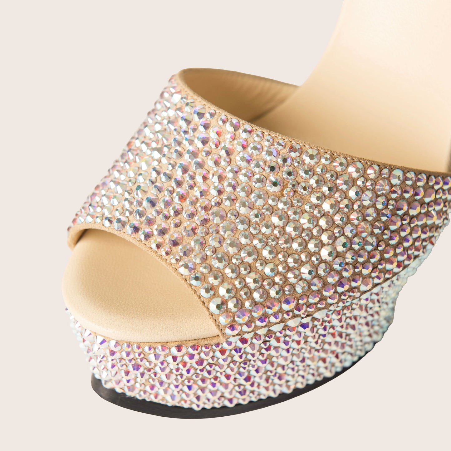Roberto Cavalli Metallic Platform Heels