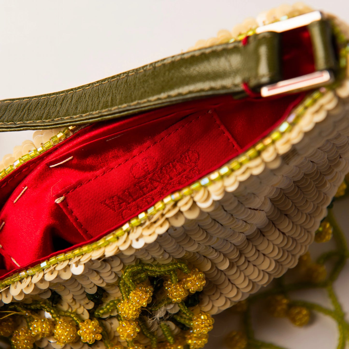 Valentino Garavani Hobo Piccola Beaded Shoulder Bag