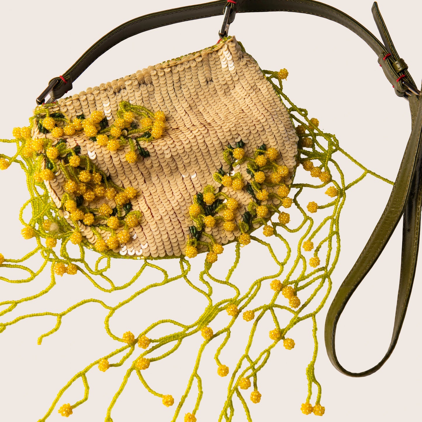 Valentino Garavani Hobo Piccola Beaded Shoulder Bag
