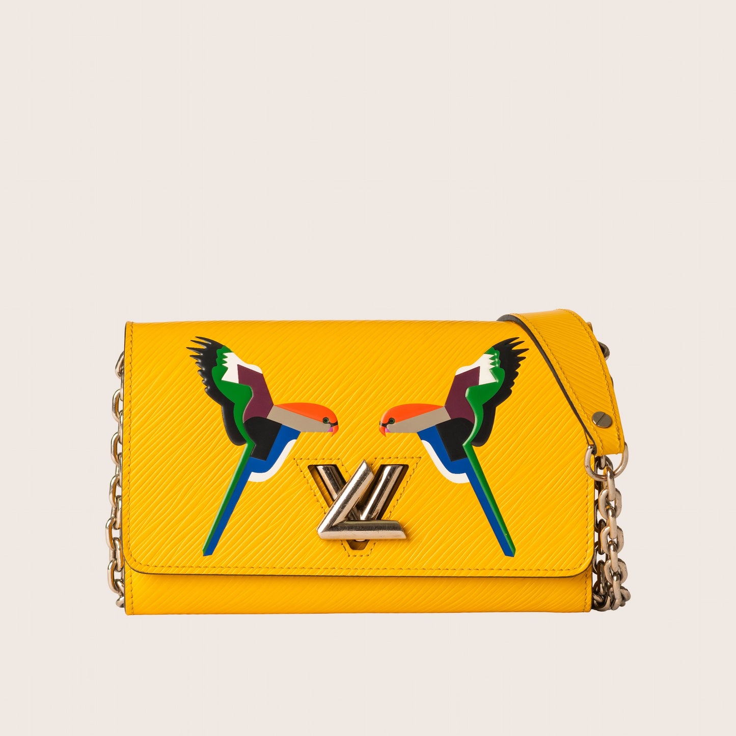 Louis Vuitton Yellow Epi Leather Parrot Bag